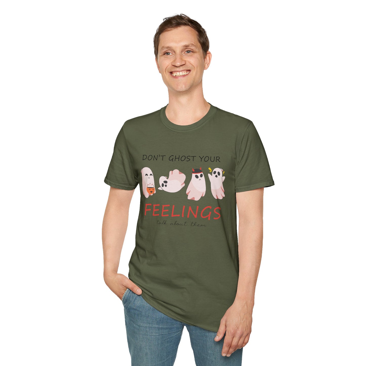 Don't Ghost Your Feelings Talk About Them T-shirt