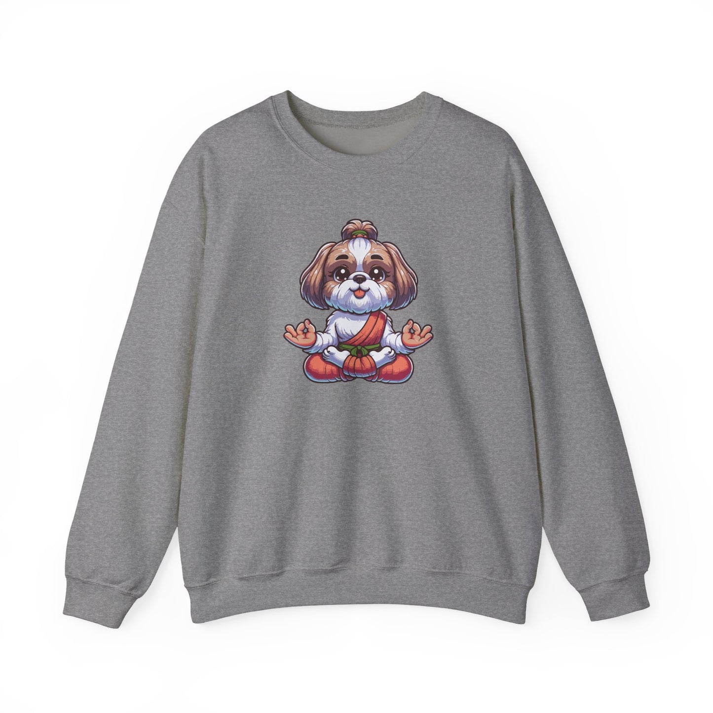 Dog Yoga Crewneck Sweatshirt