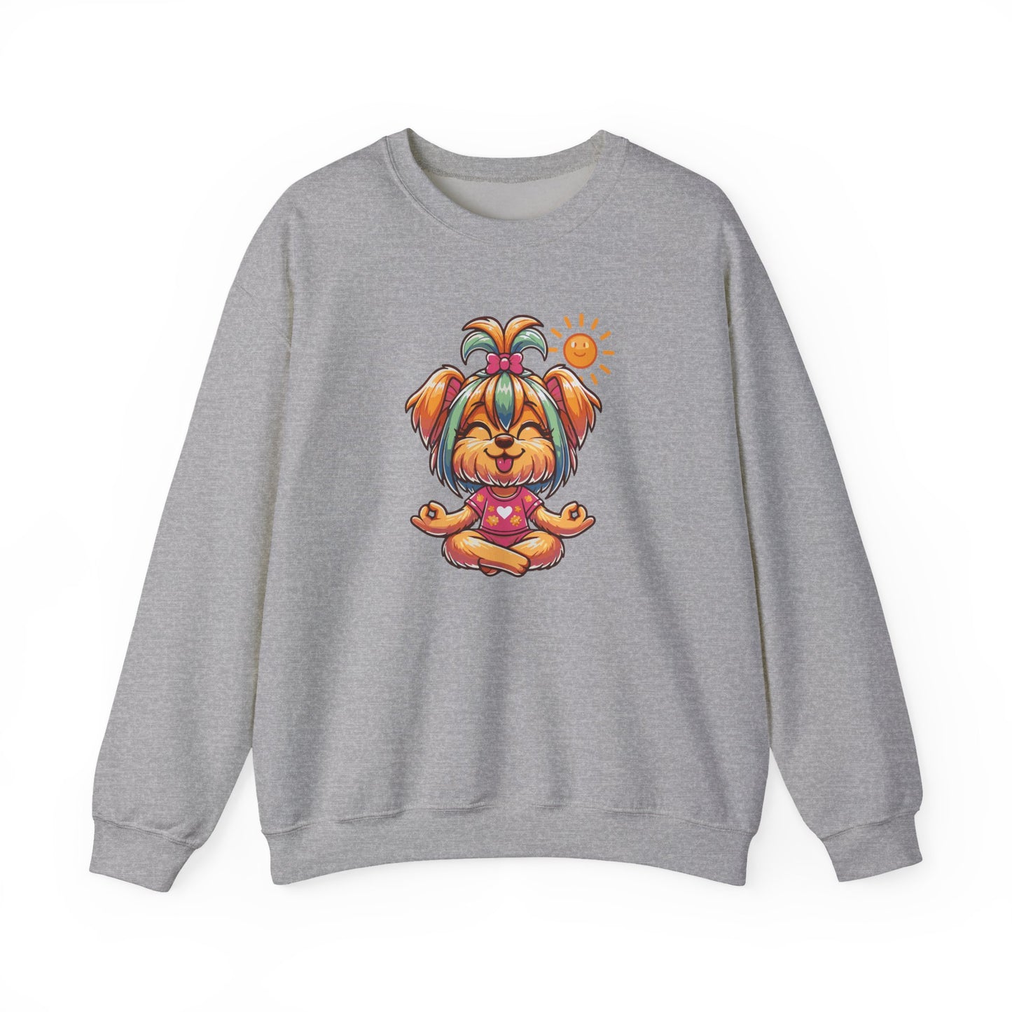 Dog Yoga Unisex Crewneck Sweatshirt