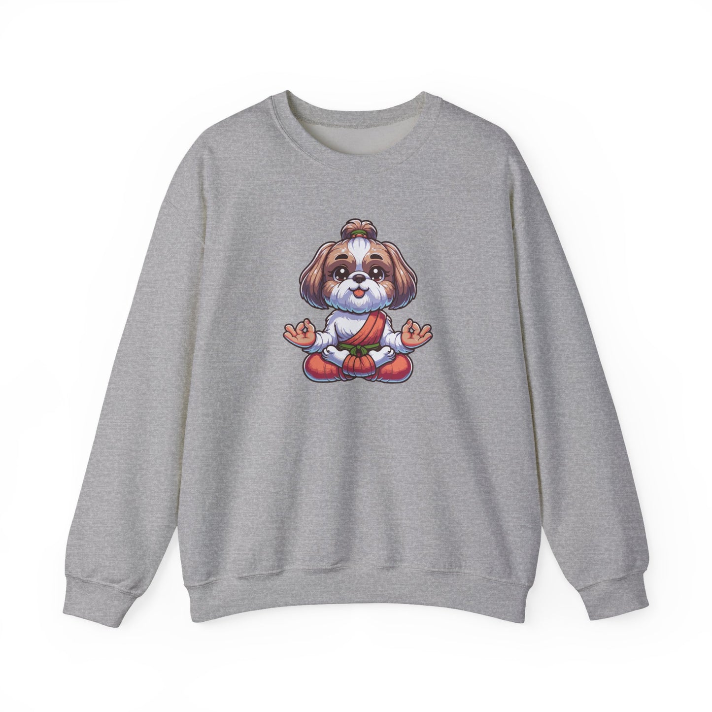 Dog Yoga Crewneck Sweatshirt