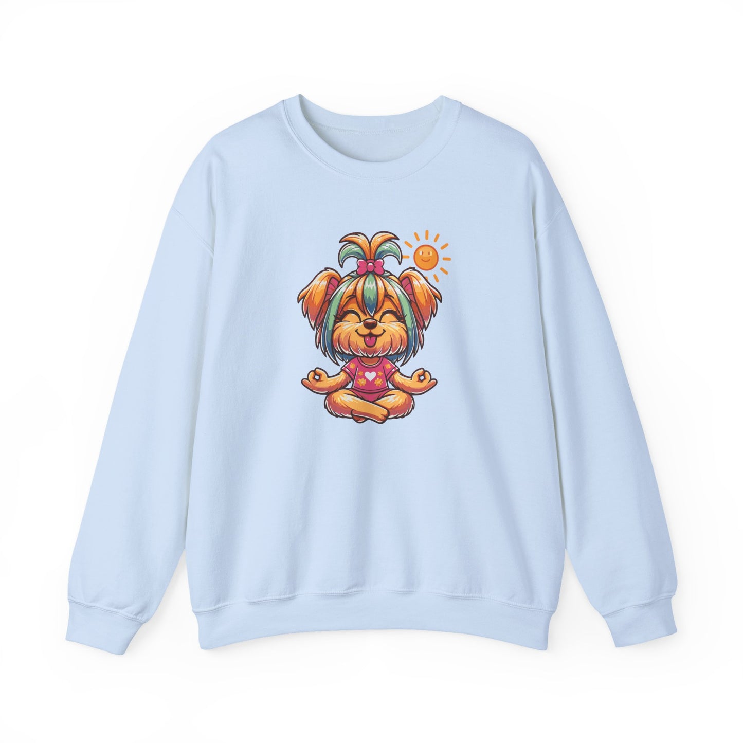 Dog Yoga Unisex Crewneck Sweatshirt