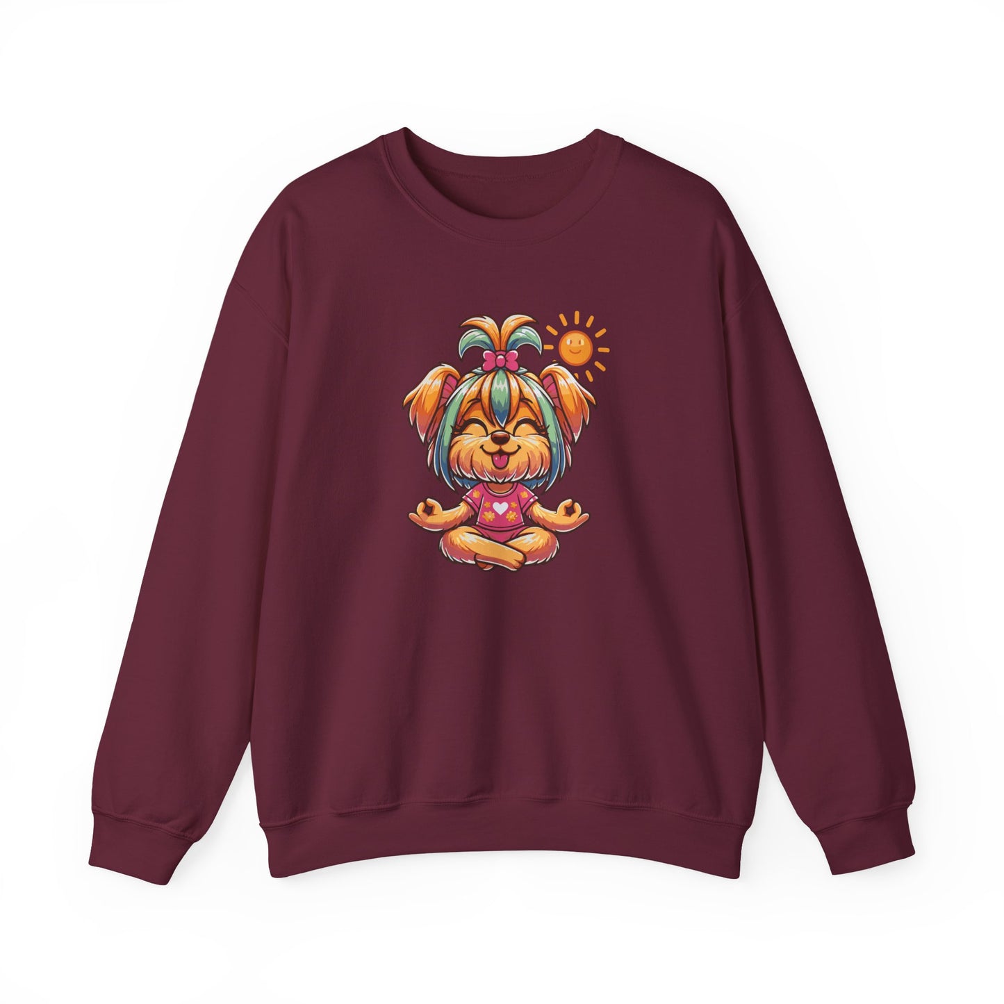 Dog Yoga Unisex Crewneck Sweatshirt