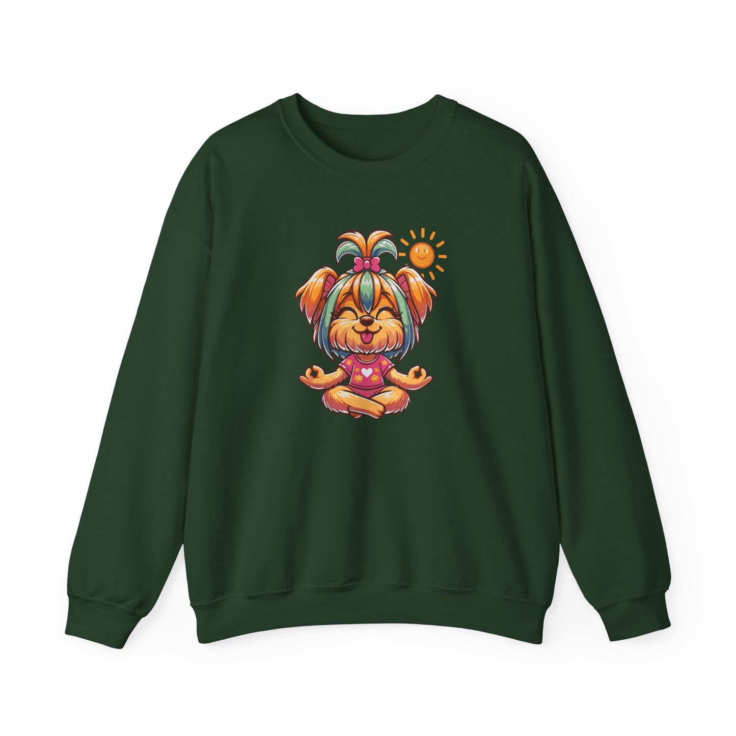 Dog Yoga Unisex Crewneck Sweatshirt