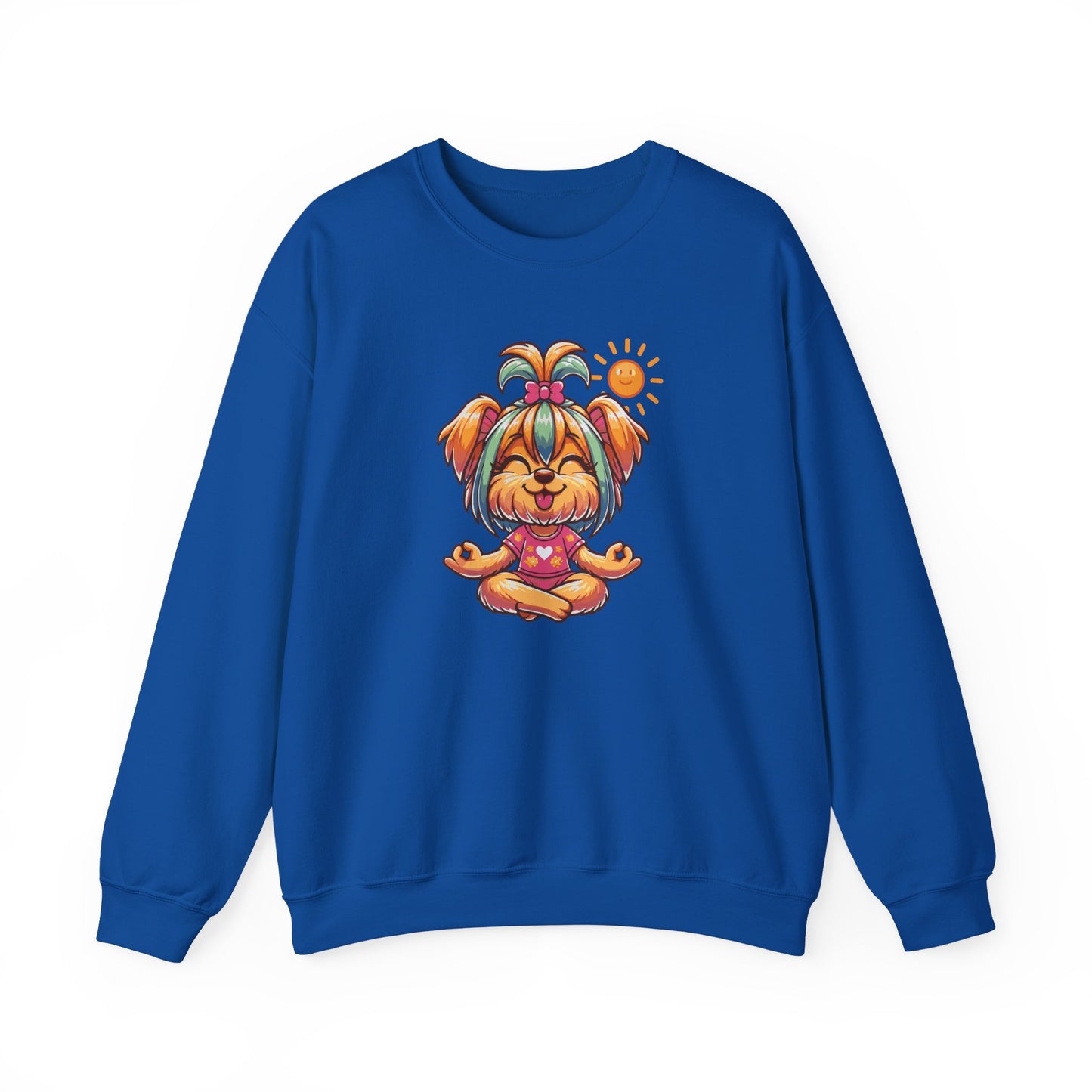 Dog Yoga Unisex Crewneck Sweatshirt