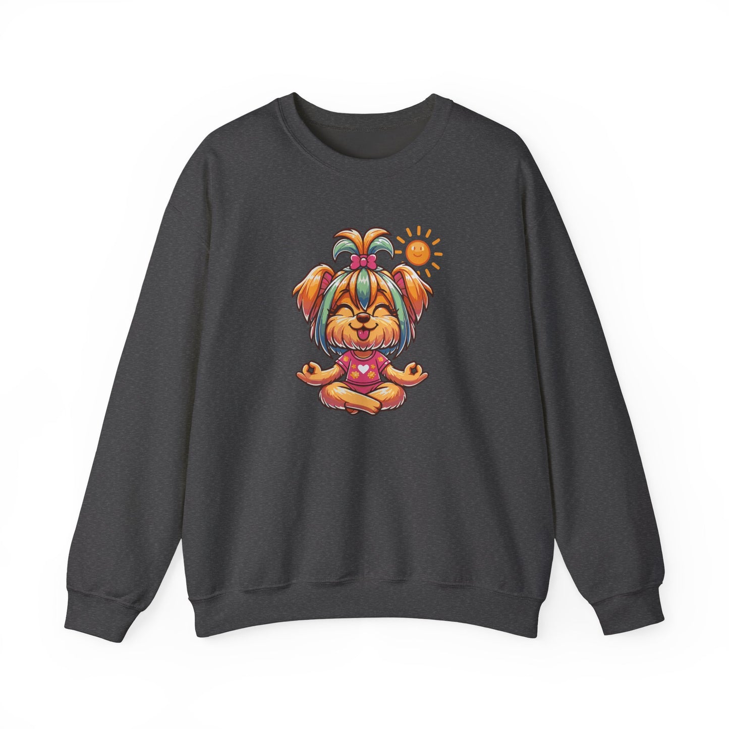 Dog Yoga Unisex Crewneck Sweatshirt