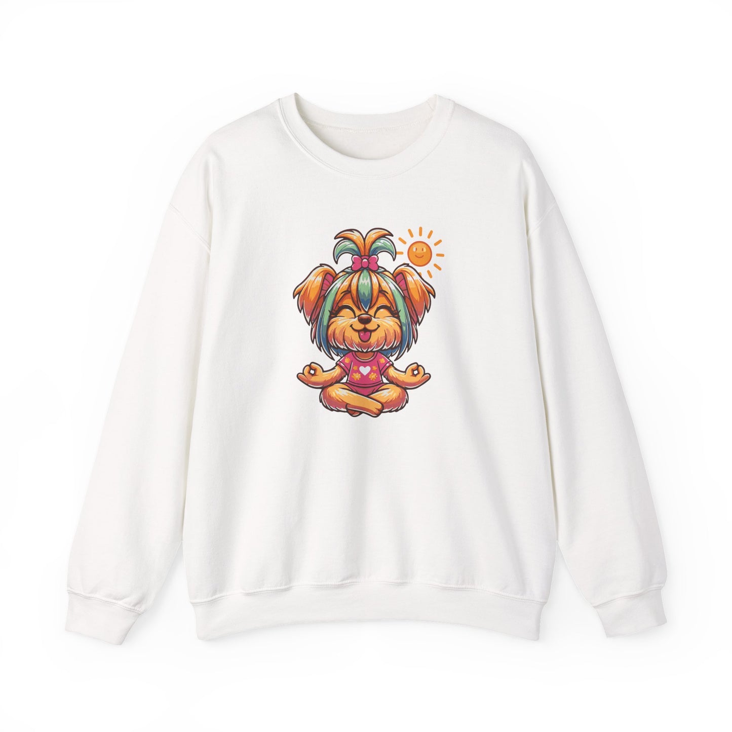 Dog Yoga Unisex Crewneck Sweatshirt