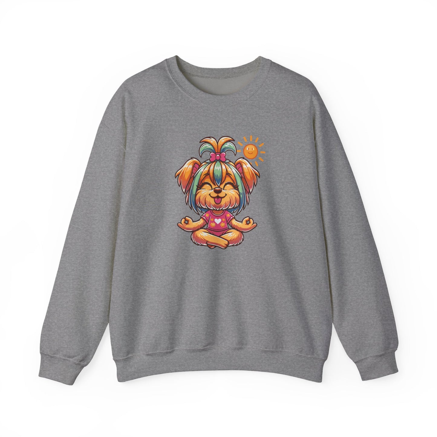 Dog Yoga Unisex Crewneck Sweatshirt