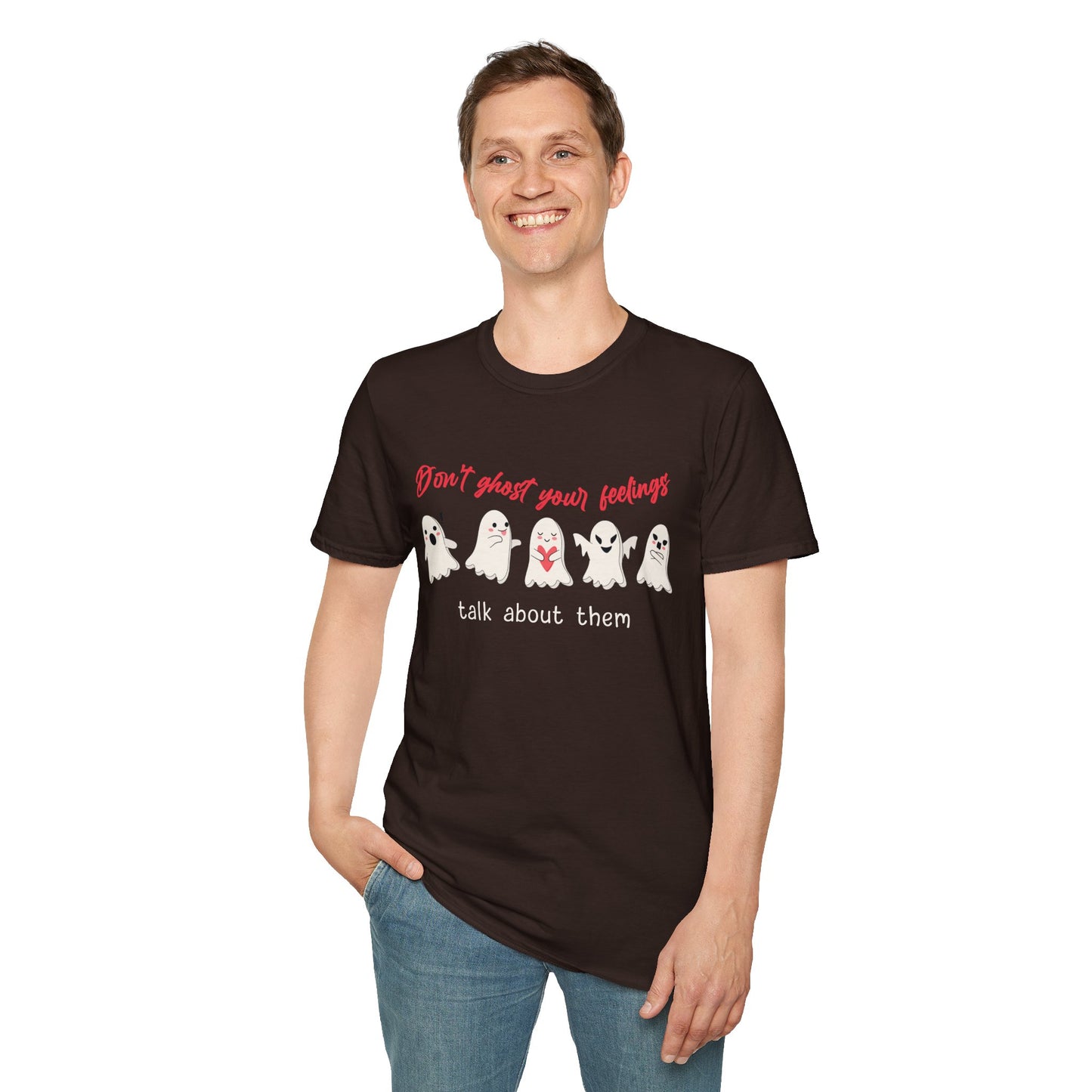 Don't Ghost Your Feelings Talk About Them Tee