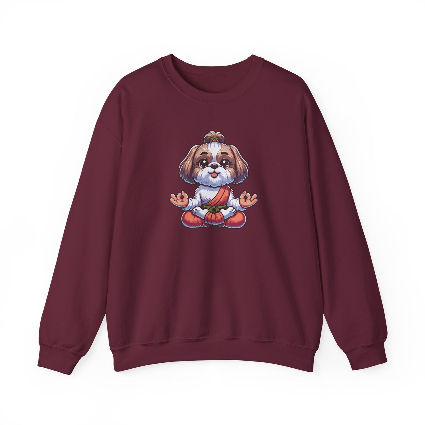 Dog Yoga Crewneck Sweatshirt