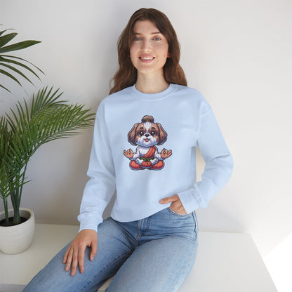 Dog Yoga Crewneck Sweatshirt