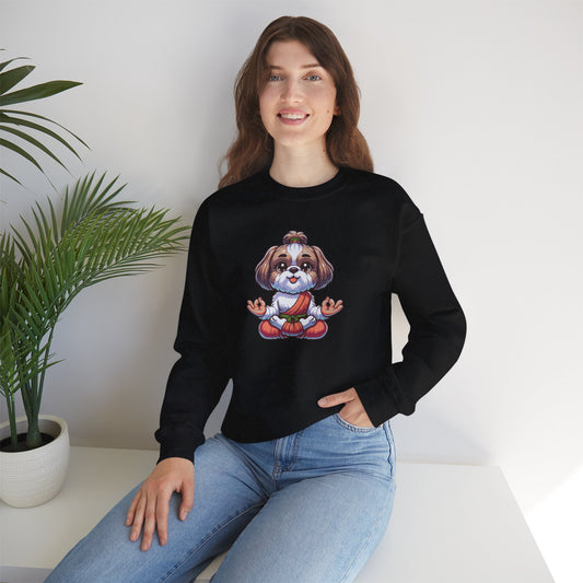 Dog Yoga Crewneck Sweatshirt
