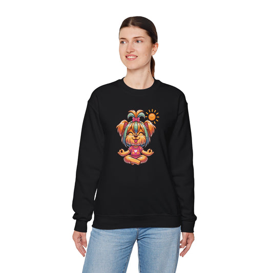 Dog Yoga Unisex Crewneck Sweatshirt