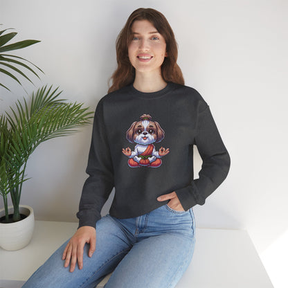Dog Yoga Crewneck Sweatshirt