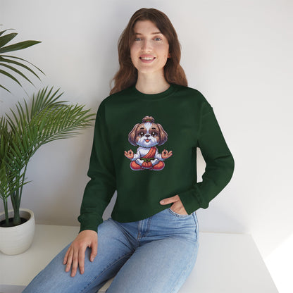 Dog Yoga Crewneck Sweatshirt