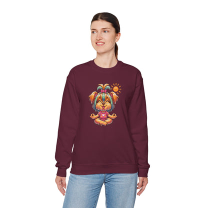 Dog Yoga Unisex Crewneck Sweatshirt