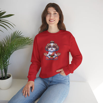 Dog Yoga Crewneck Sweatshirt