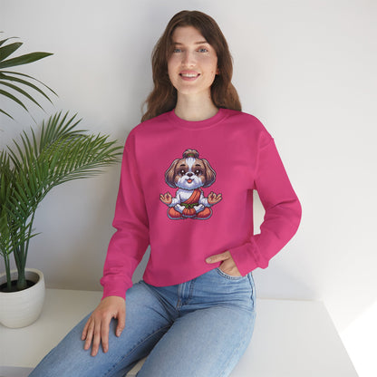 Dog Yoga Crewneck Sweatshirt