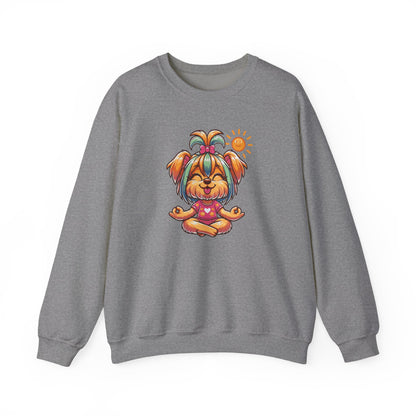 Dog Yoga Unisex Crewneck Sweatshirt