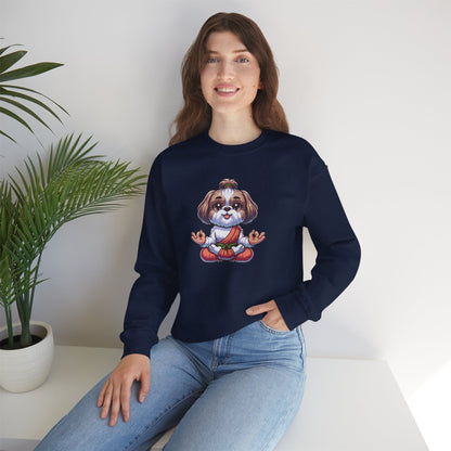 Dog Yoga Crewneck Sweatshirt