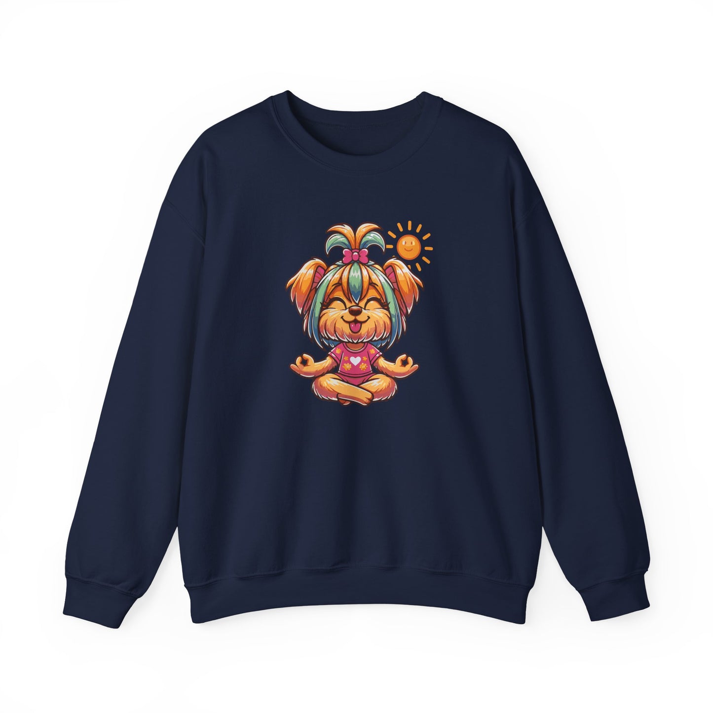 Dog Yoga Unisex Crewneck Sweatshirt