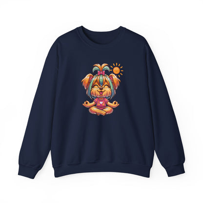 Dog Yoga Unisex Crewneck Sweatshirt