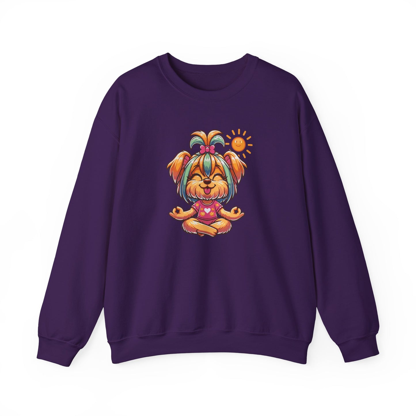 Dog Yoga Unisex Crewneck Sweatshirt