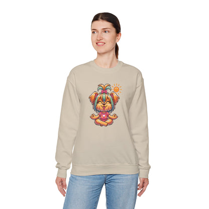 Dog Yoga Unisex Crewneck Sweatshirt