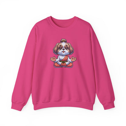 Dog Yoga Crewneck Sweatshirt