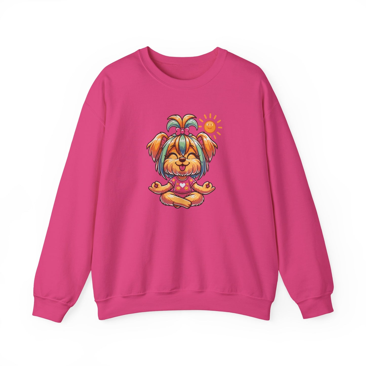 Dog Yoga Unisex Crewneck Sweatshirt