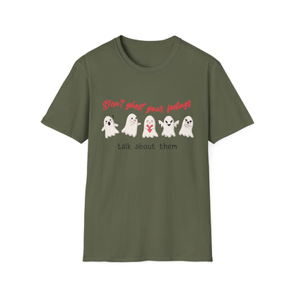 Don't Ghost Your Feelings Talk About Them Tee