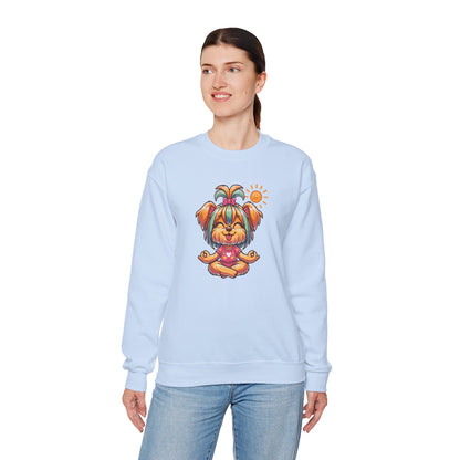 Dog Yoga Unisex Crewneck Sweatshirt