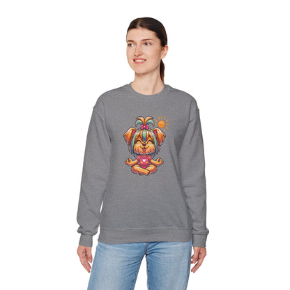 Dog Yoga Unisex Crewneck Sweatshirt