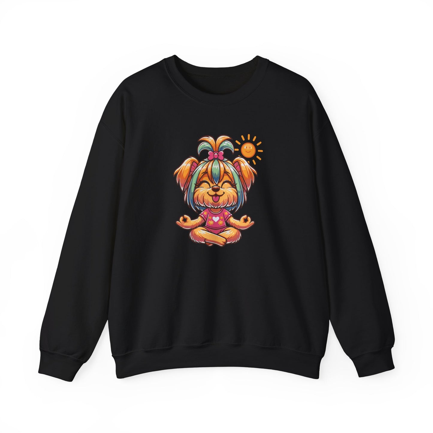 Dog Yoga Unisex Crewneck Sweatshirt
