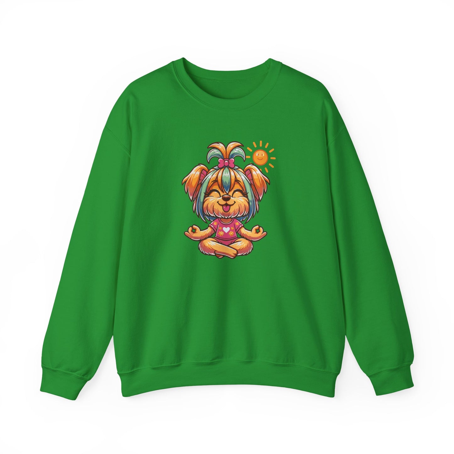 Dog Yoga Unisex Crewneck Sweatshirt