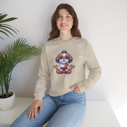 Dog Yoga Crewneck Sweatshirt
