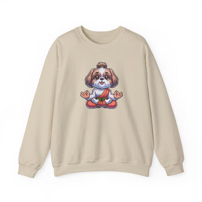Dog Yoga Crewneck Sweatshirt