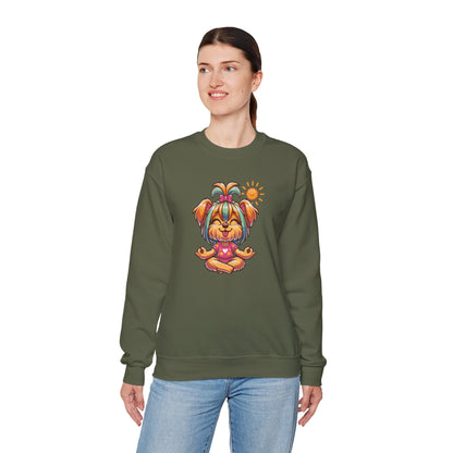 Dog Yoga Unisex Crewneck Sweatshirt